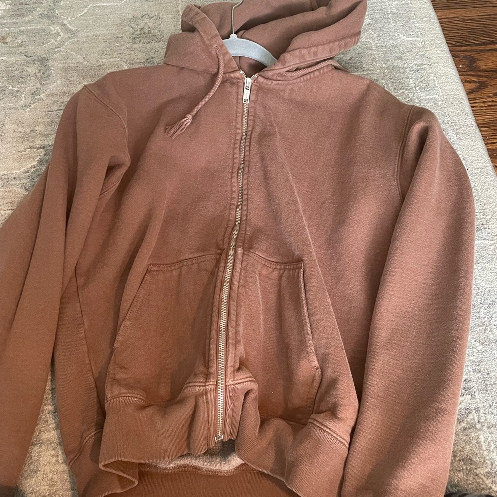 selling brandy christy zip up oversized